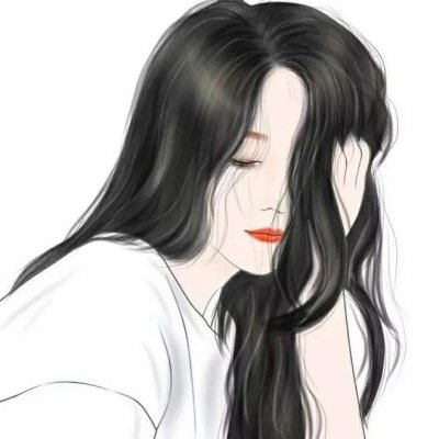 手绘女头像高冷 高清动漫的手绘插画高冷女生